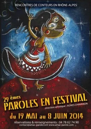 Affiche de la 29ème édition de Parole en Festival - Crédit Éric Fleury