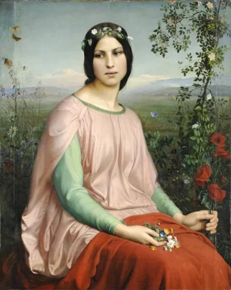 Fleur des champs, Louis Janmot (1845)