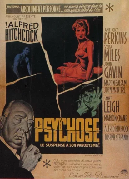 Psychose, d'Alfred Hitchcock